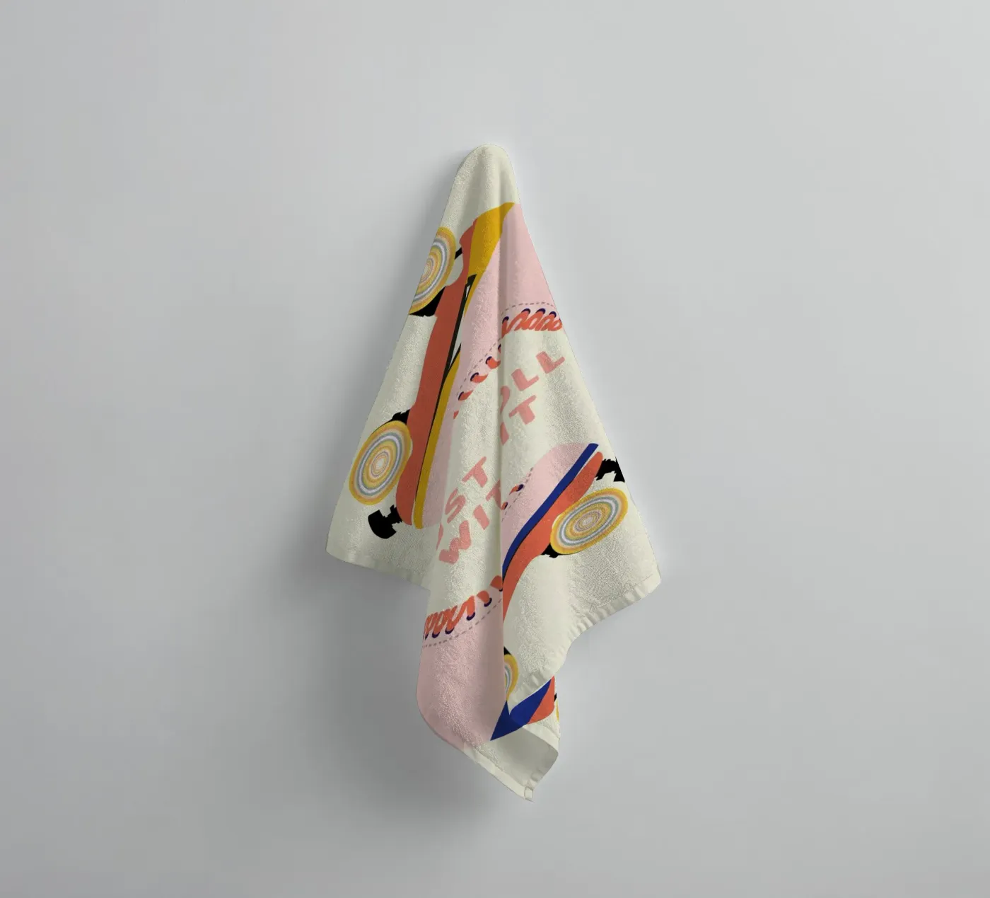 Roller Skates badhanddoek van daylight design studio