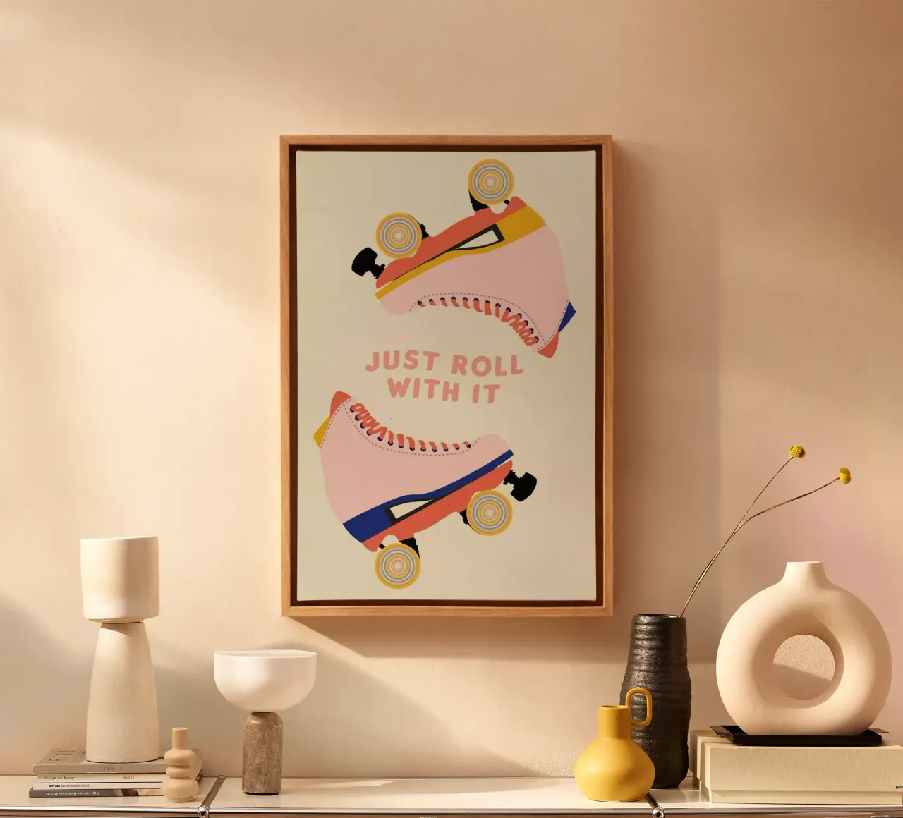 Roller Skates canvas by daylight design studio