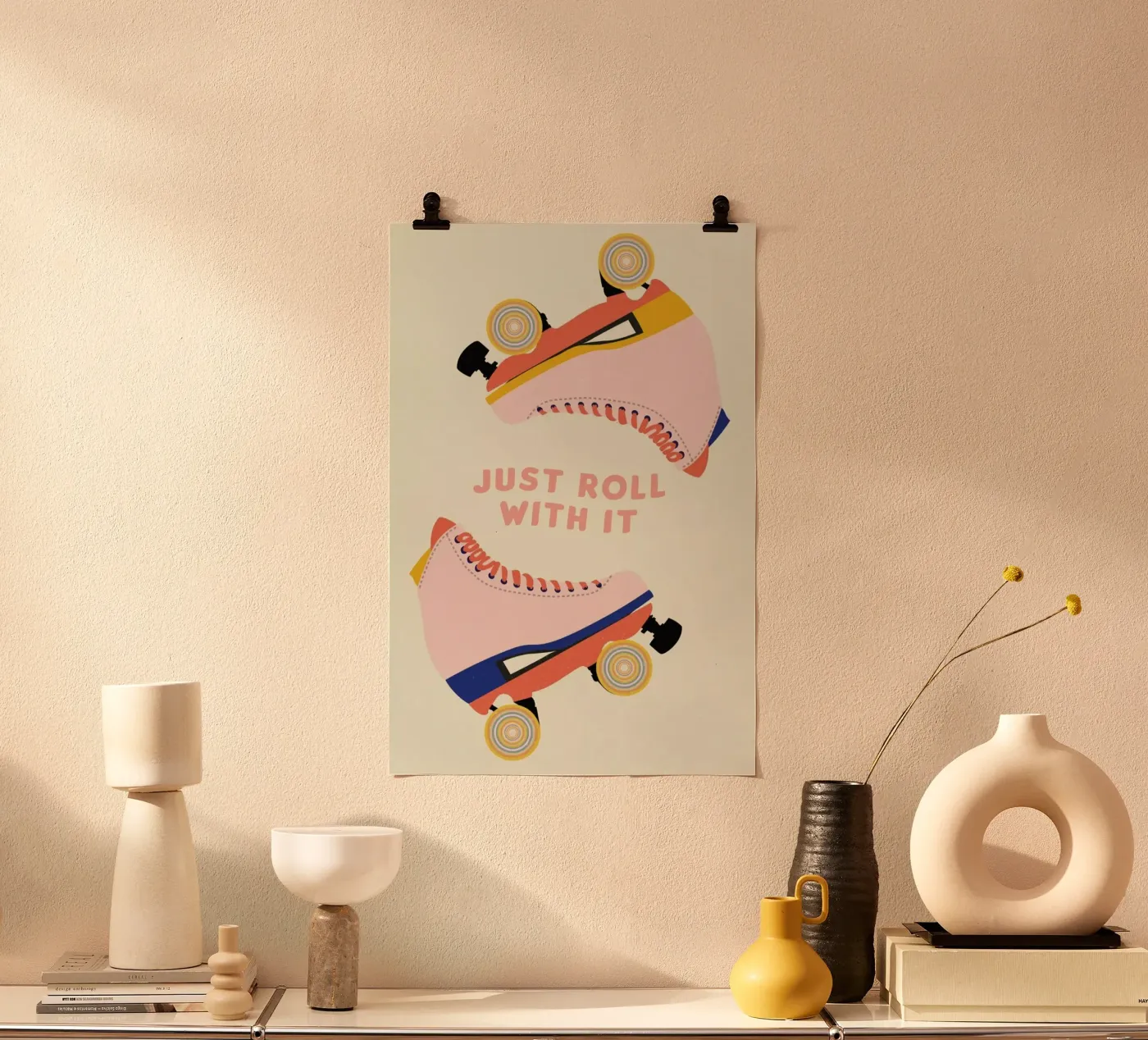 Roller Skates poster van daylight design studio