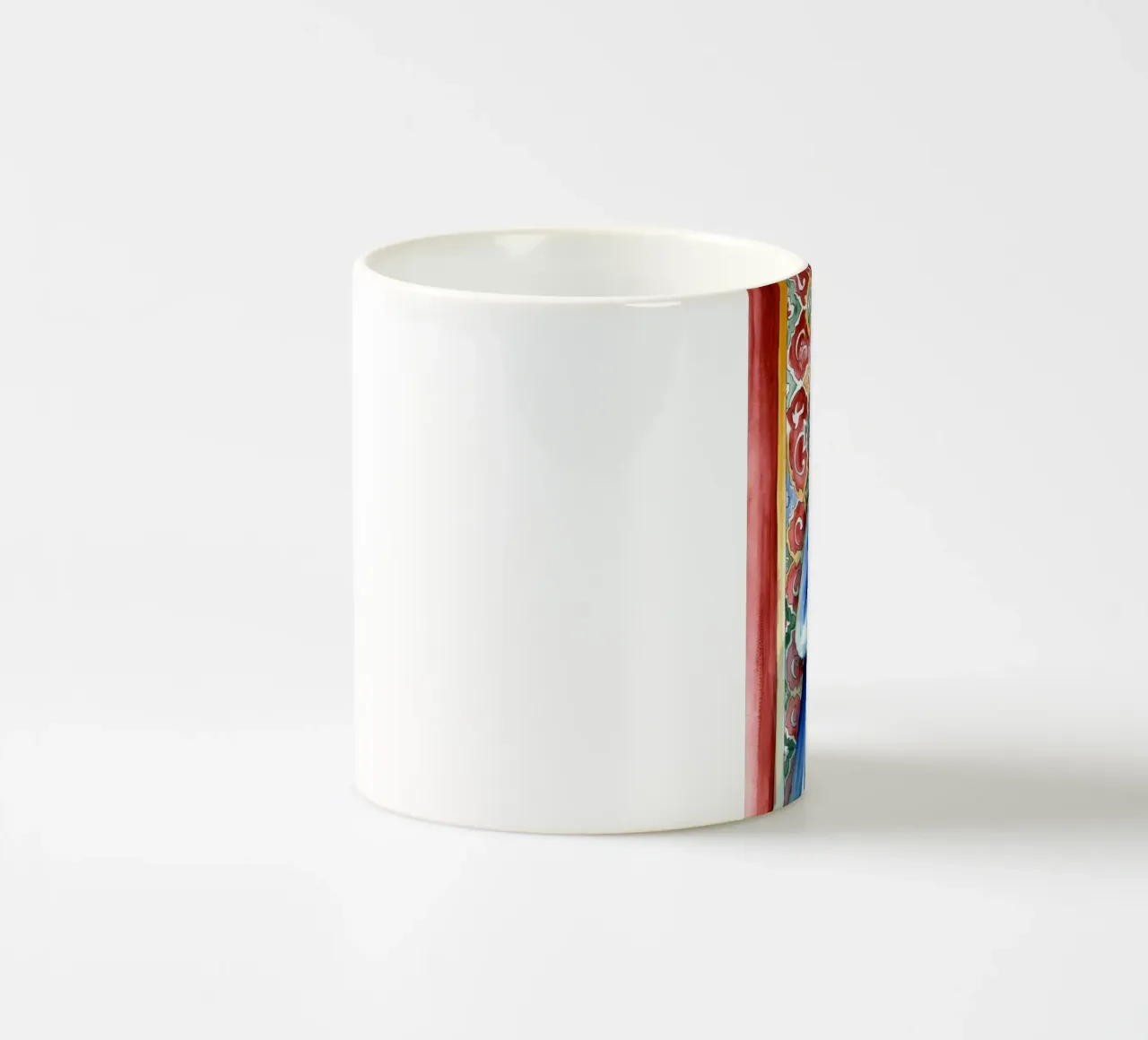 Oriental Elegance Portrait ceramic mug by Silent Hue