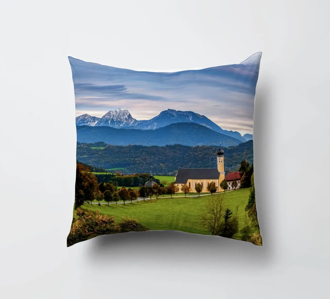 Chiesa di pellegrinaggio Wilparting Irschenberg Baviera cuscino da 5ecken