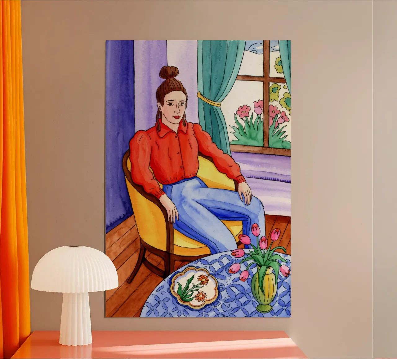 Serenità contemplativa in interni poster da Silent Hue