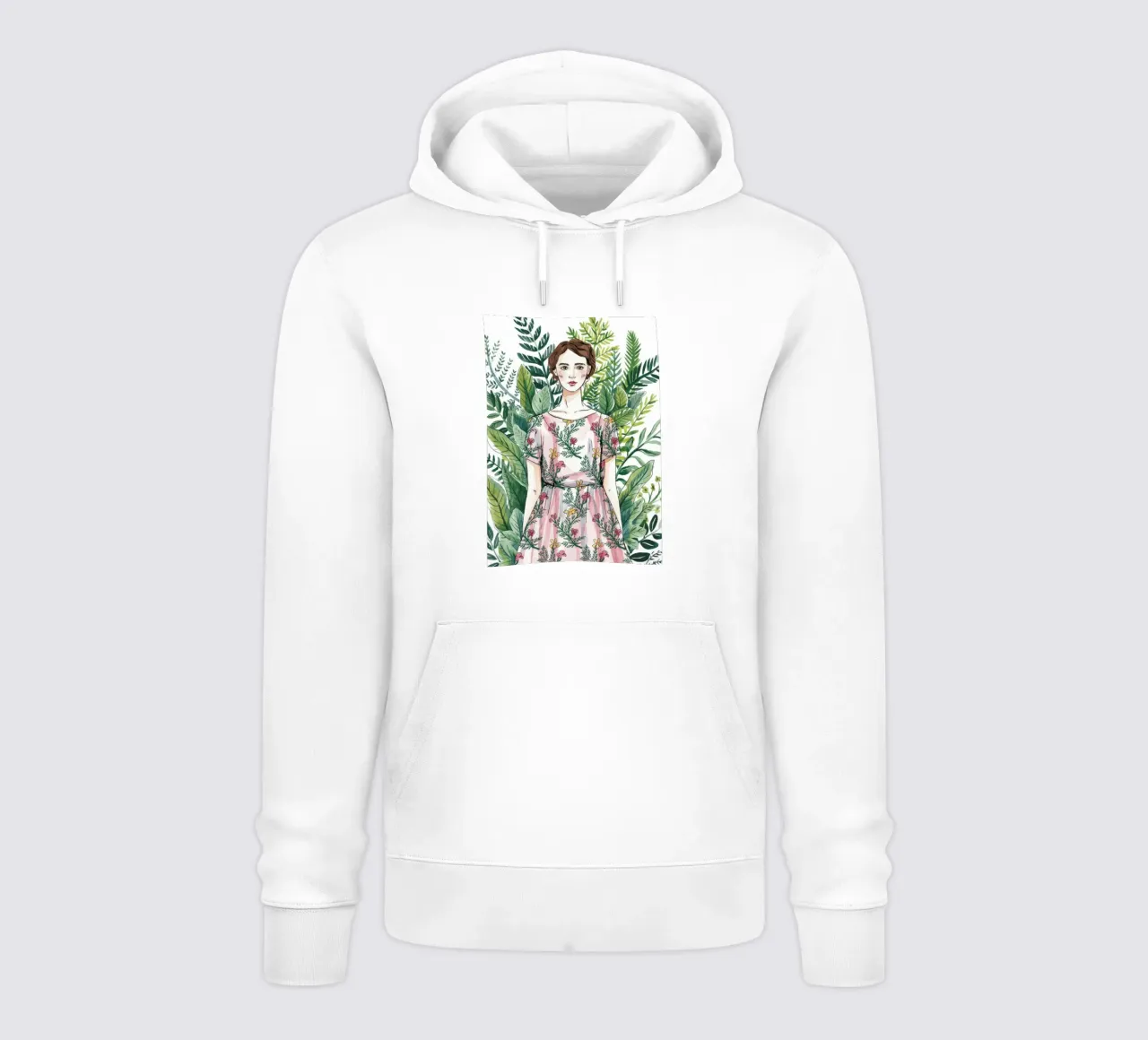 Bellezza del riflesso botanico felpa con cappuccio da Silent Hue