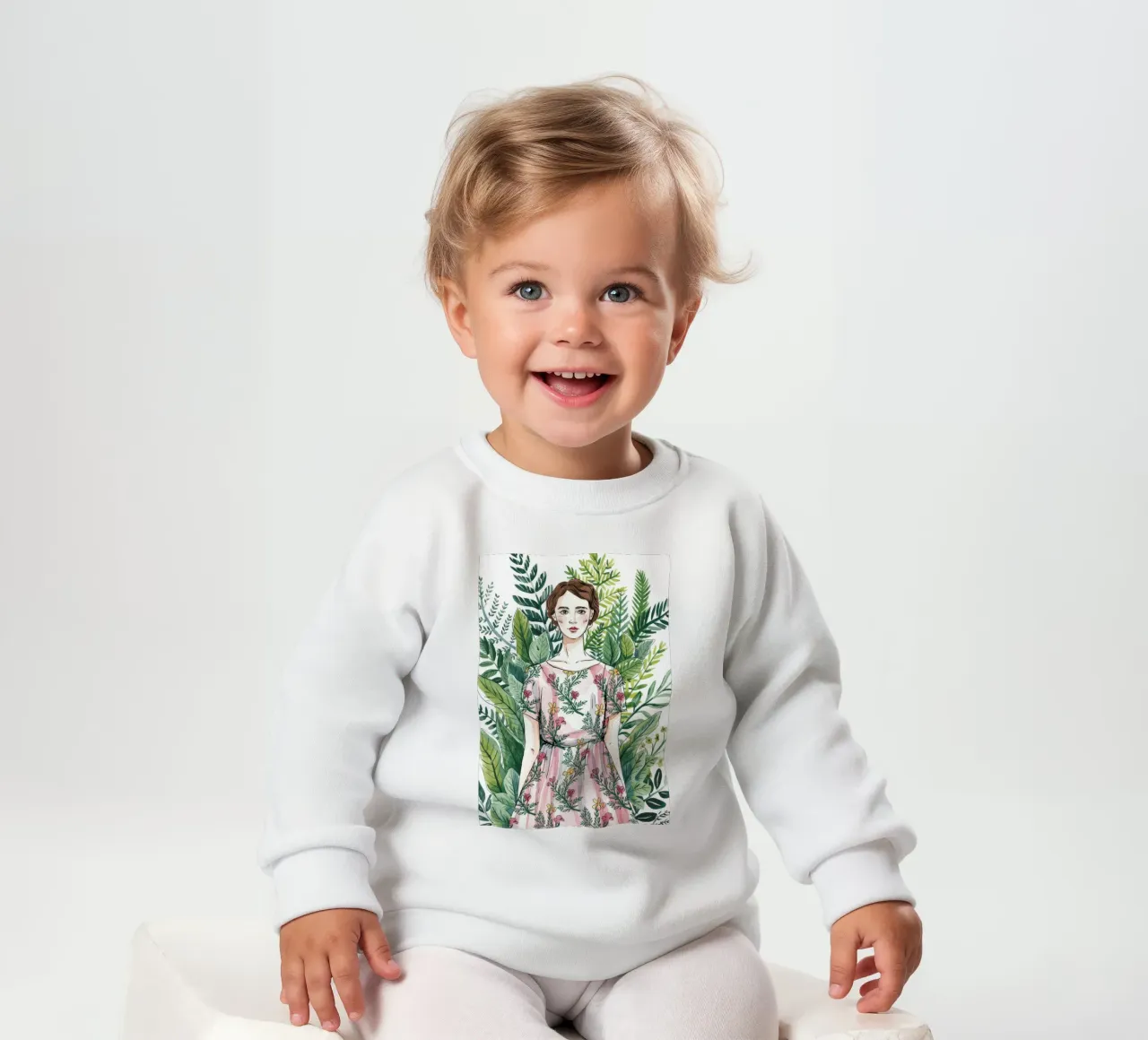 Bellezza del riflesso botanico felpa neonato da Silent Hue