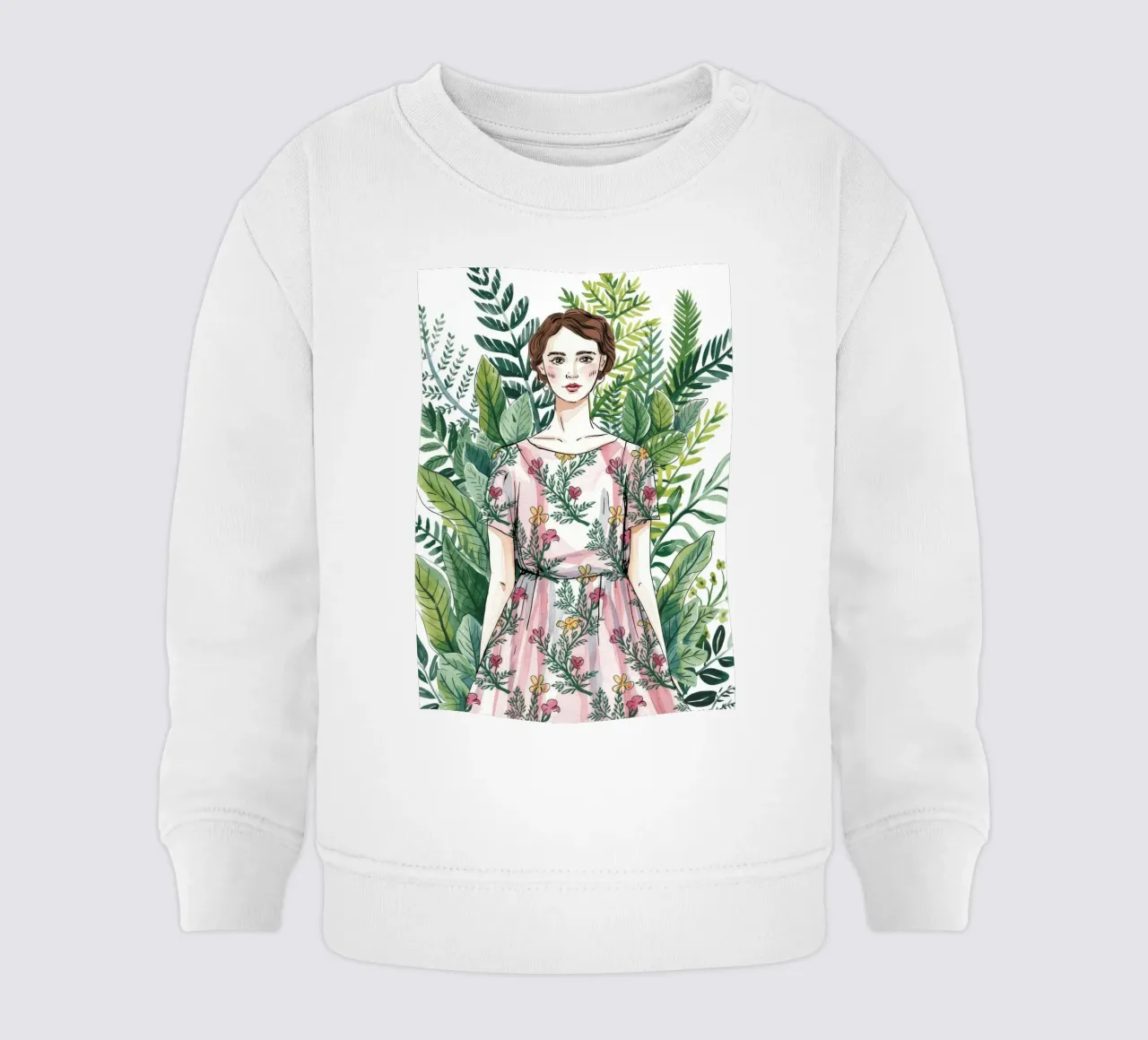 Bellezza del riflesso botanico felpa neonato da Silent Hue