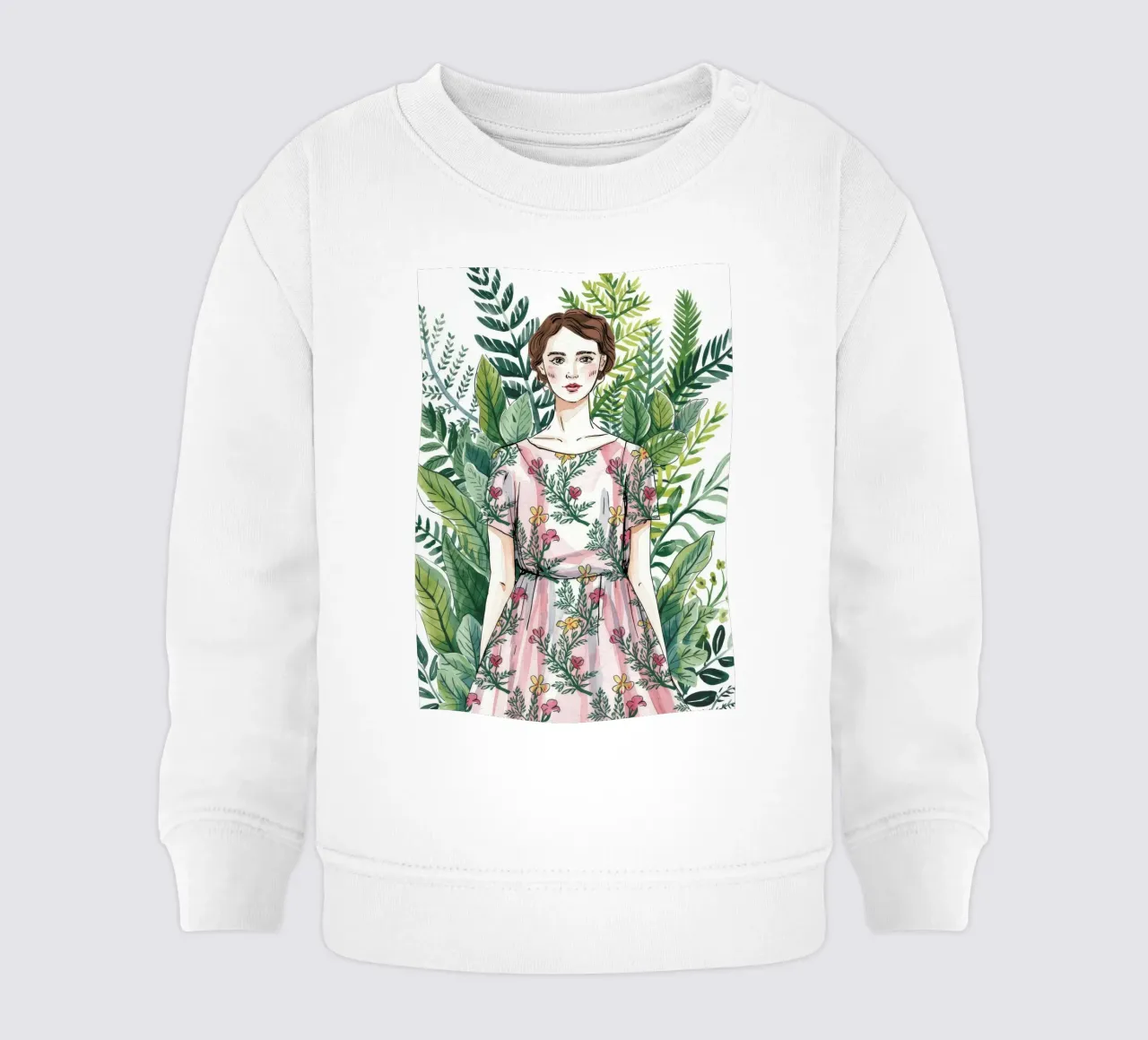 Bellezza del riflesso botanico felpa neonato da Silent Hue