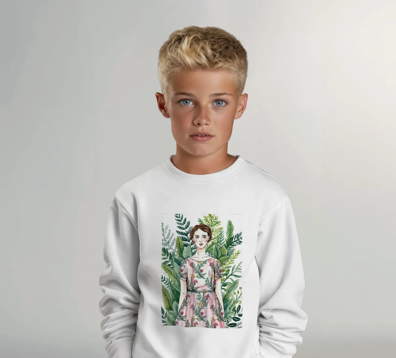Bellezza del riflesso botanico felpa bambino da Silent Hue