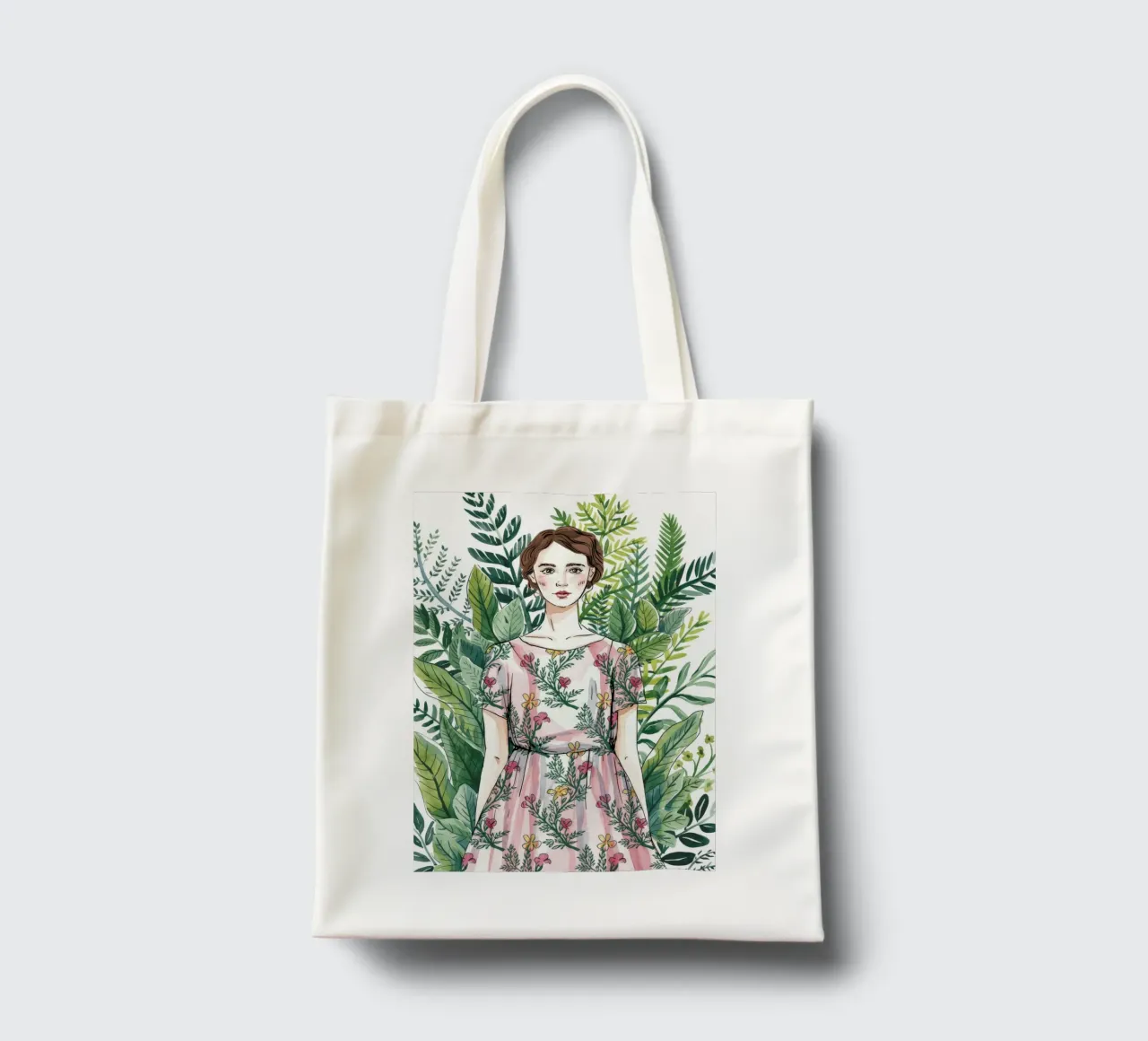 Bellezza del riflesso botanico borsa in juta da Silent Hue
