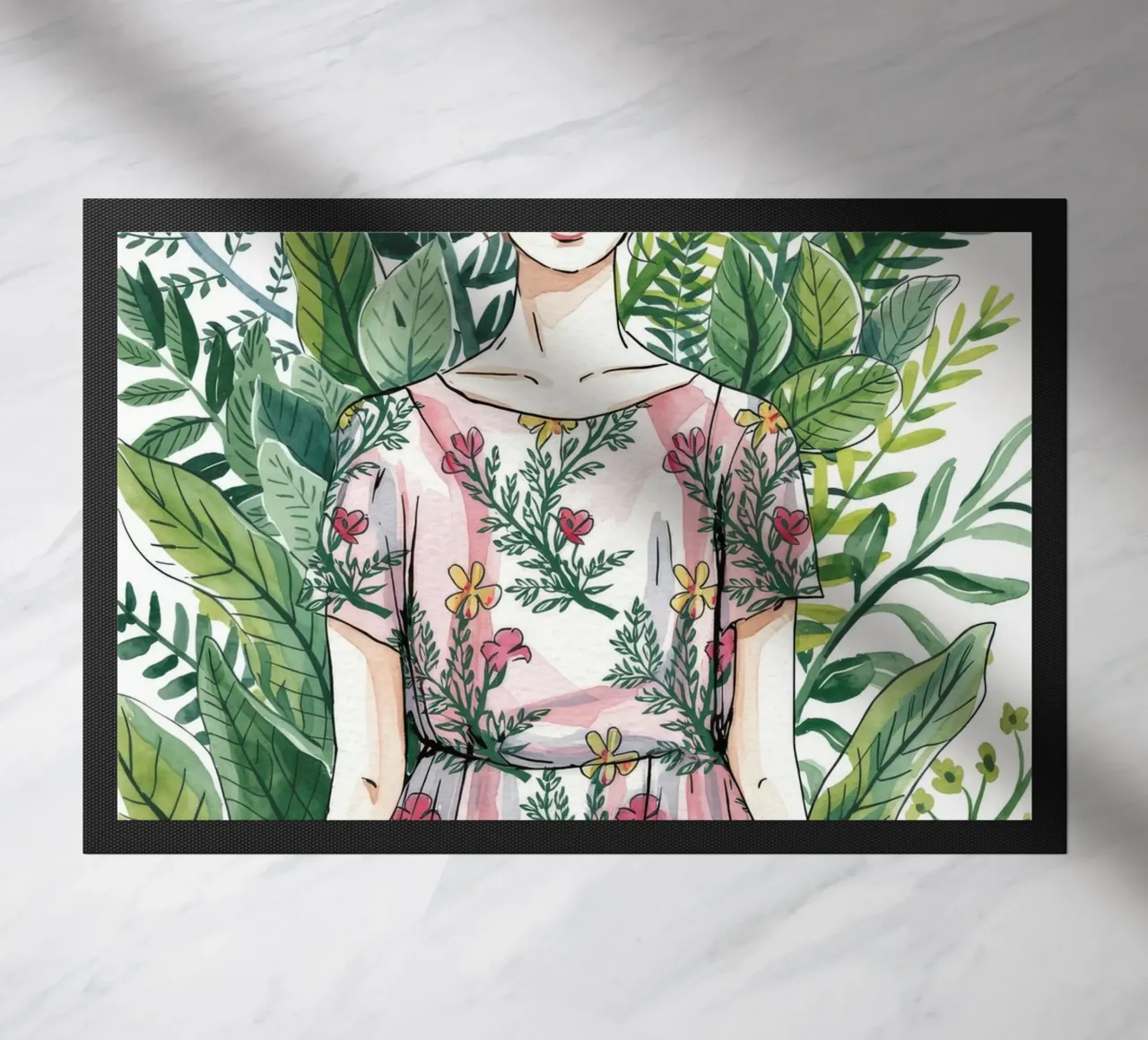 Bellezza del riflesso botanico zerbino da Silent Hue