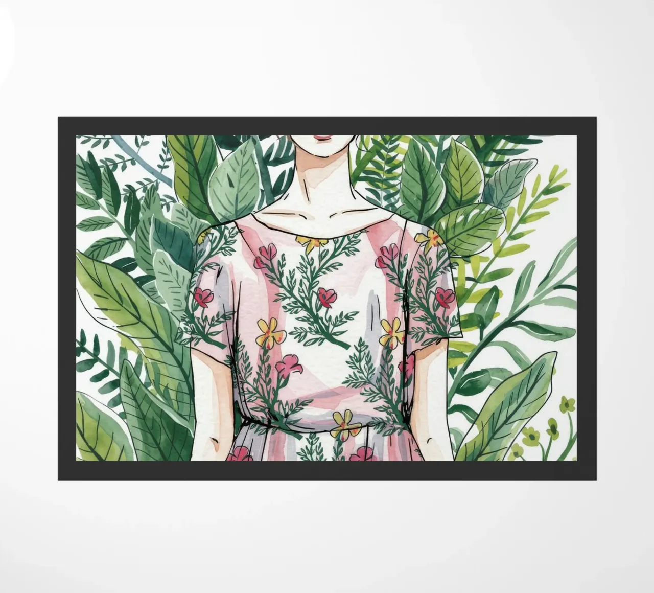 Bellezza del riflesso botanico zerbino da Silent Hue