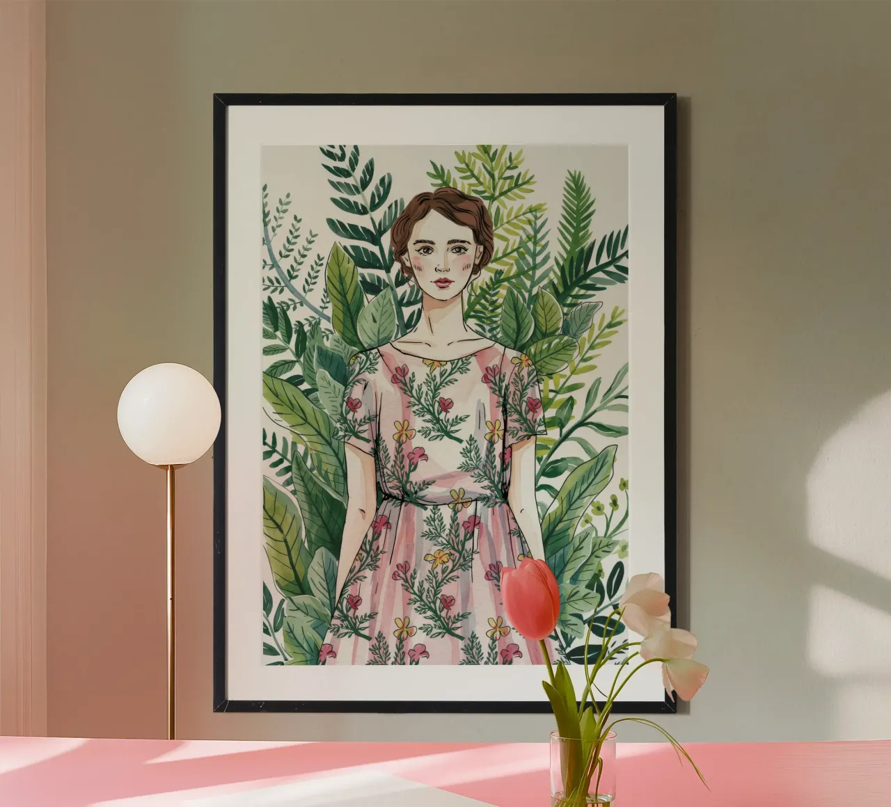 Bellezza del riflesso botanico carta hahnemühle da Silent Hue