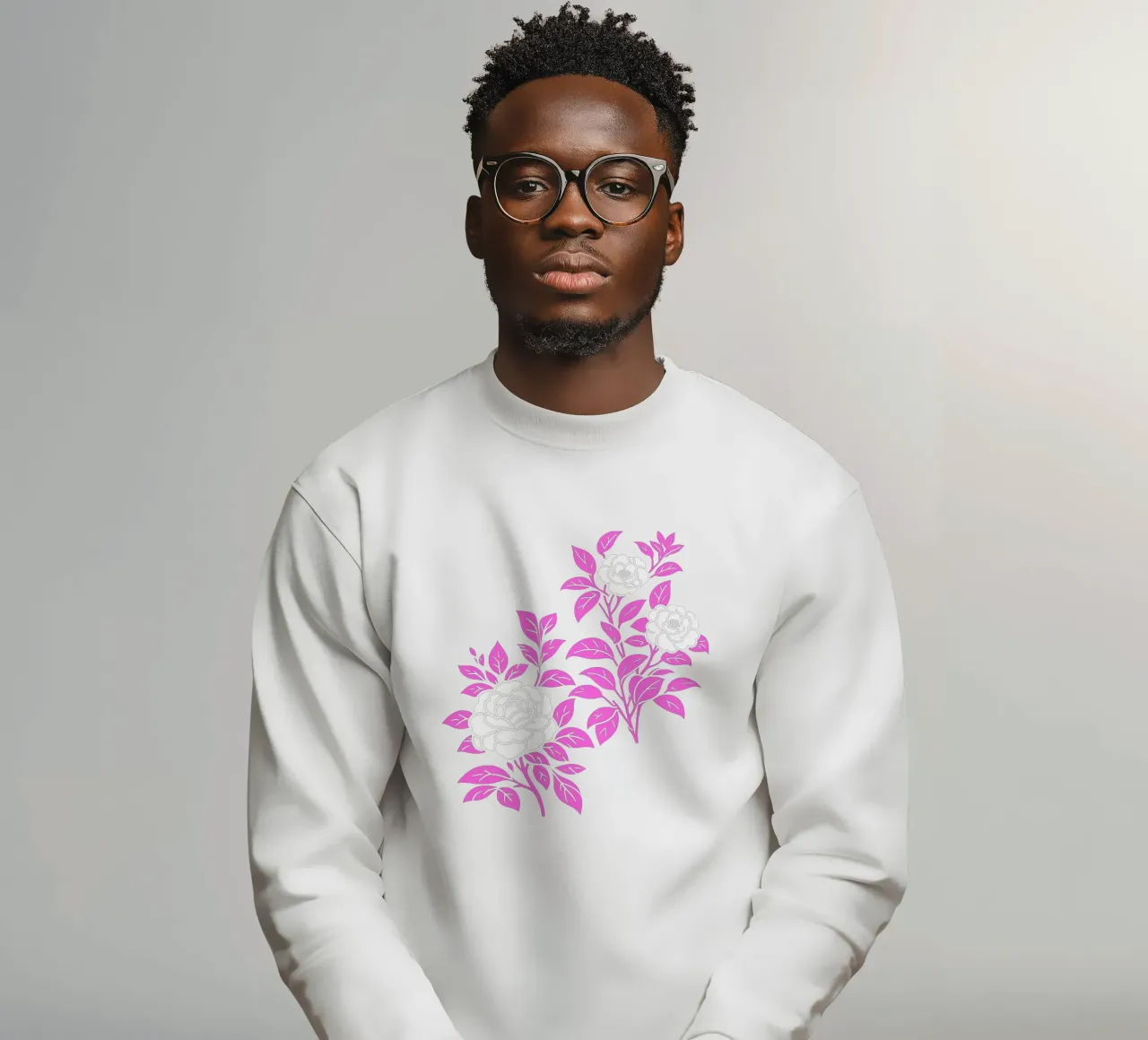 Fiori di camelia rosa e pesca felpa da SilverPegasus