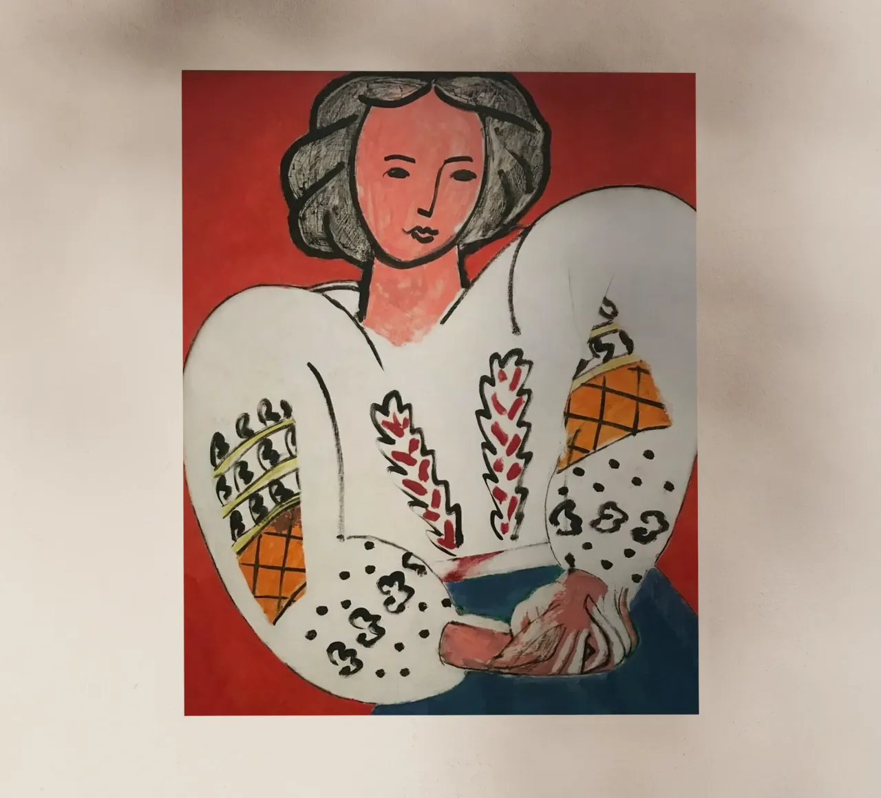 Matisse La camicetta rumena, 1940 pellicola backlit da MinaHome