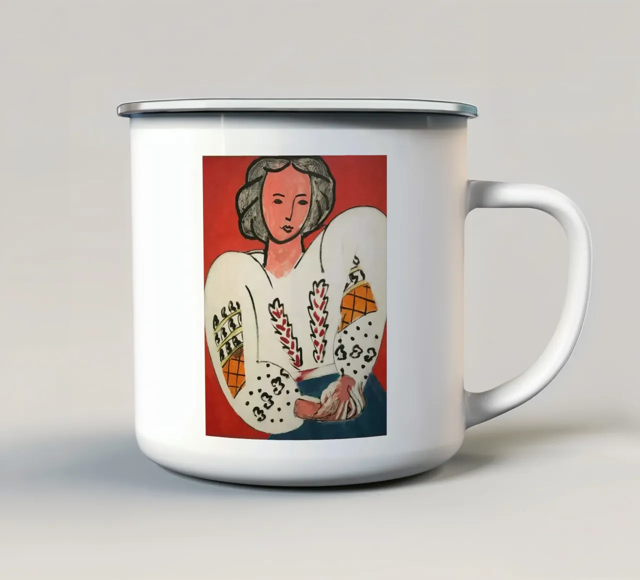Matisse La camicetta rumena, 1940 tazza in smalto da MinaHome