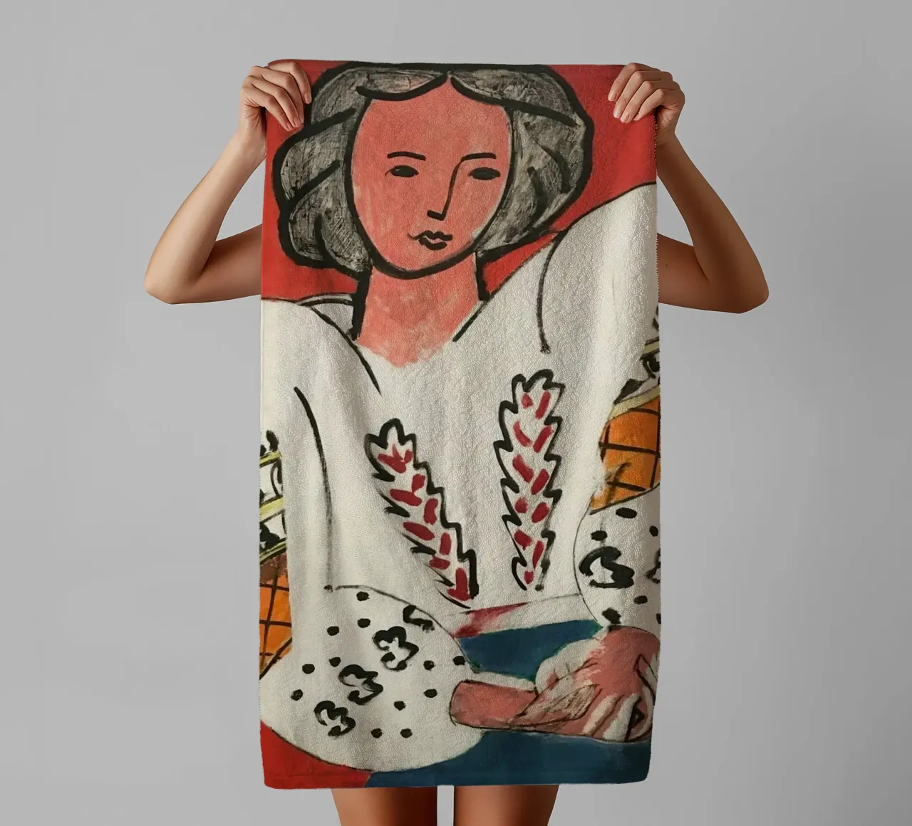 Matisse La camicetta rumena, 1940 asciugamano da bagno da MinaHome