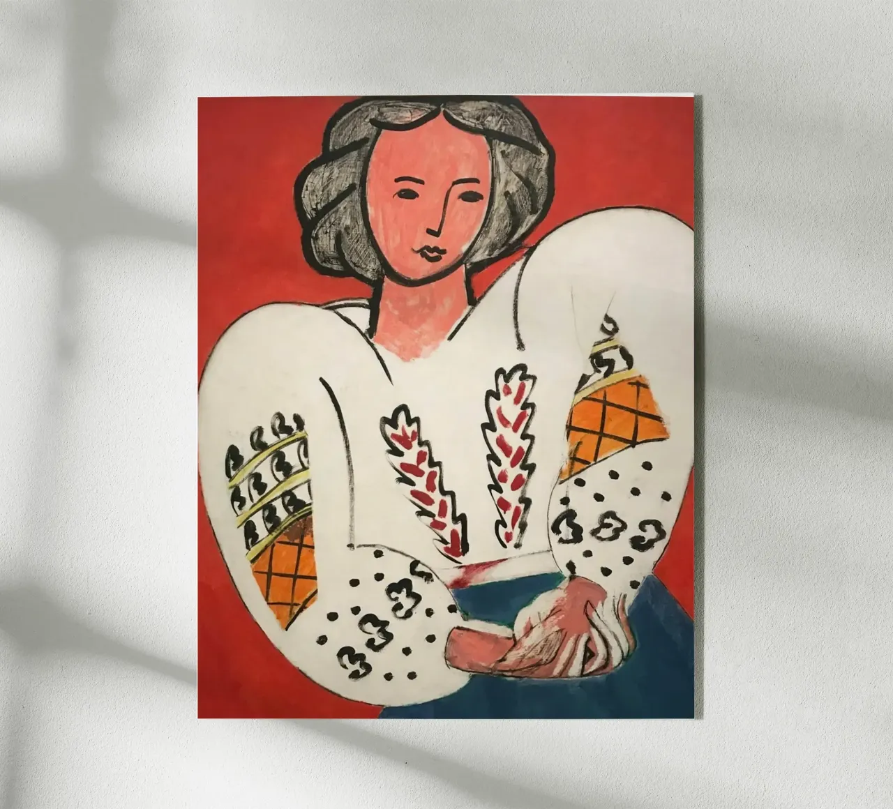 Matisse Die Rumänische Bluse, 1940 Acryl-Glas von MinaHome