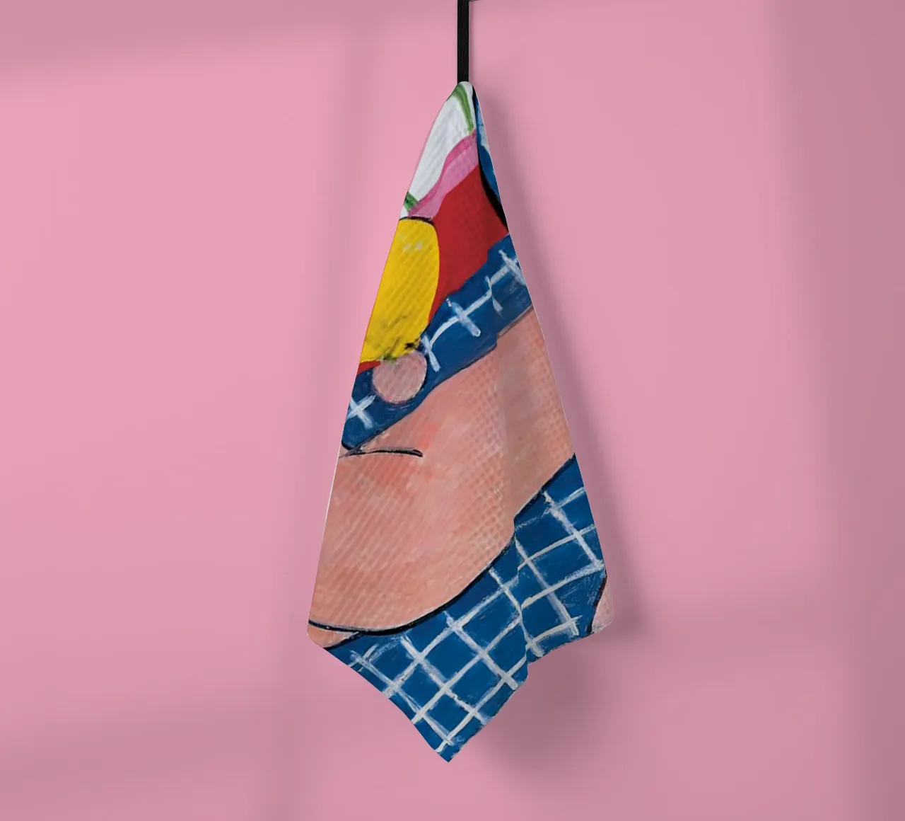 Matisse Large Reclining Nude (The Pink Nude), 1935 tea towel by MinaHome