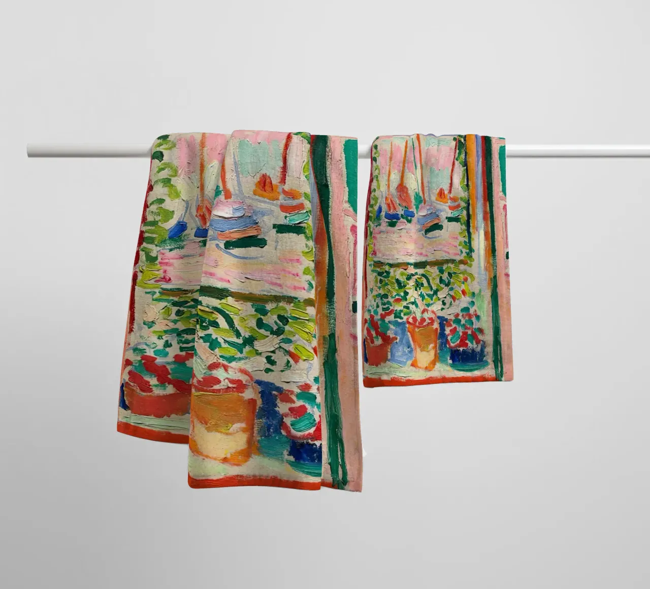 Matisse The Open Window 1905 Vintage towel by MinaHome