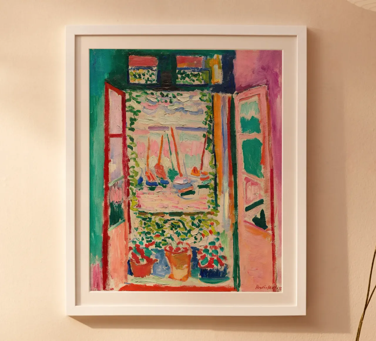 Matisse The Open Window 1905 Vintage Poster von MinaHome