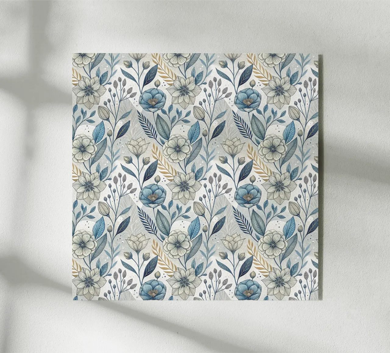Floral Boho Pattern plexiglass da Pantheon Studio