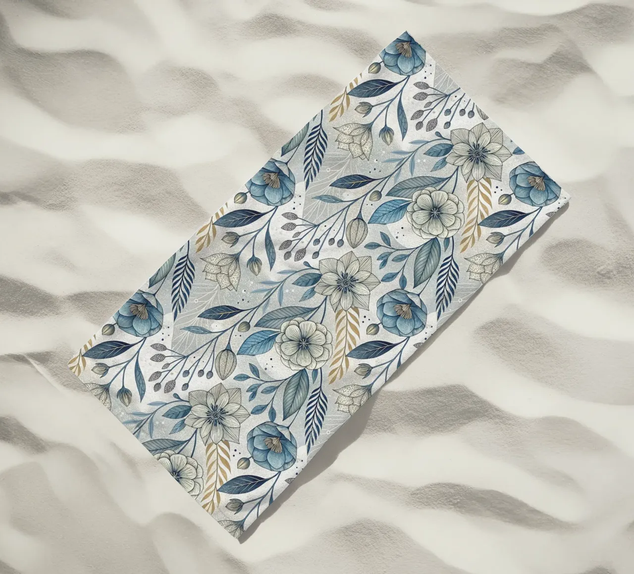 Motivo floreale Boho telo mare da Pantheon Studio