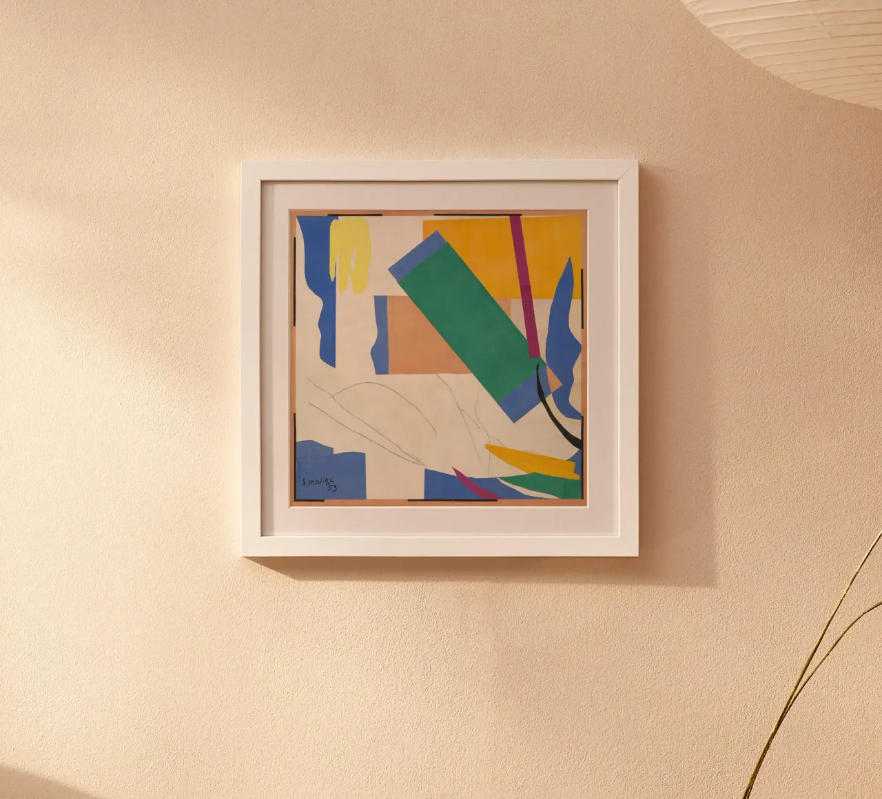 Matisse Memory of Oceania, 1952–1953 carta hahnemühle da MinaHome