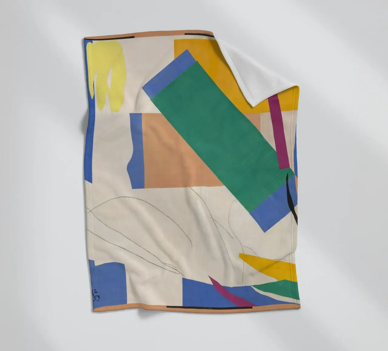 Matisse Memory of Oceania, 1952–1953 coperta in pile da MinaHome