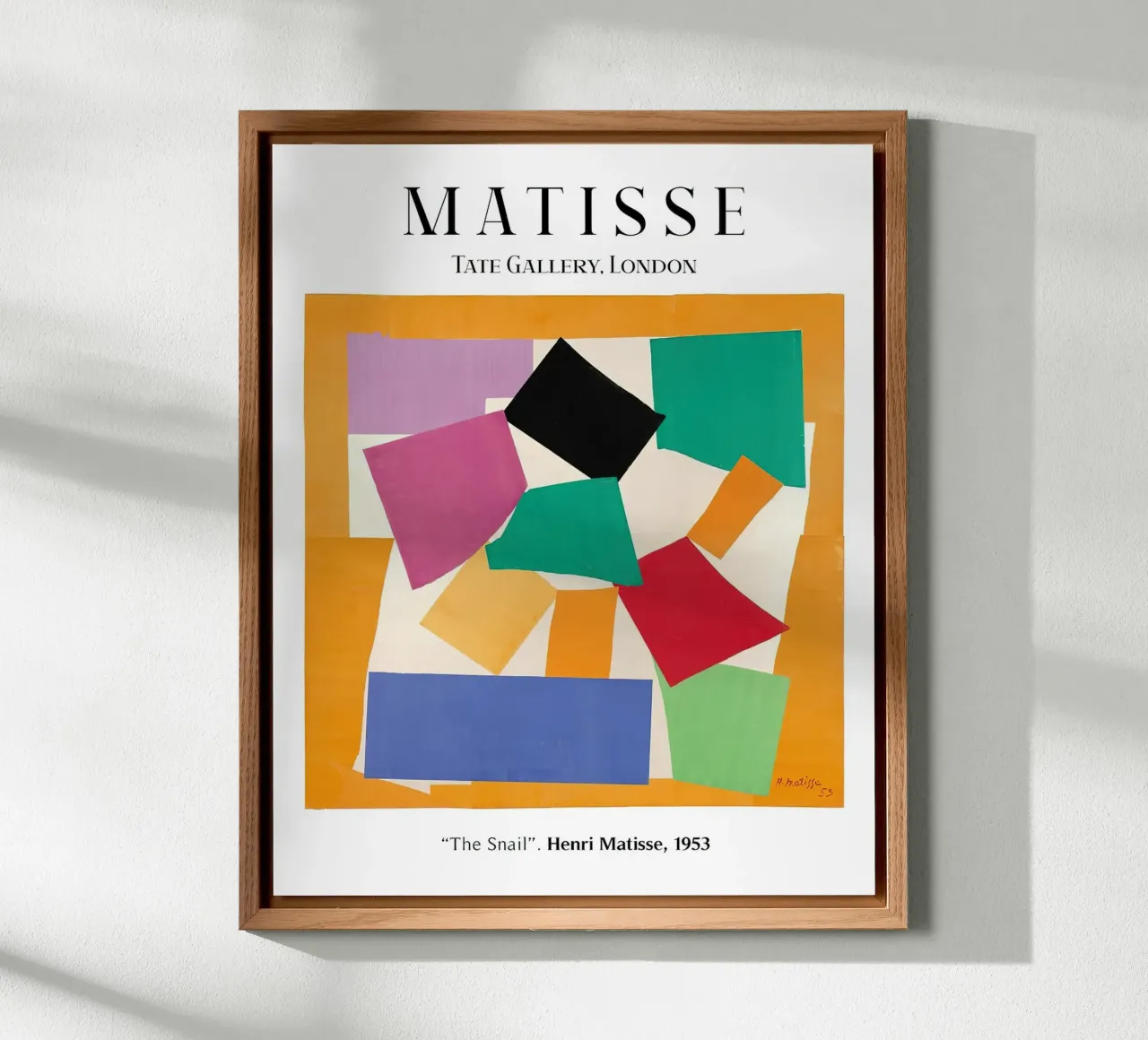Matisse La lumaca 1953 alluminio dibond da MinaHome