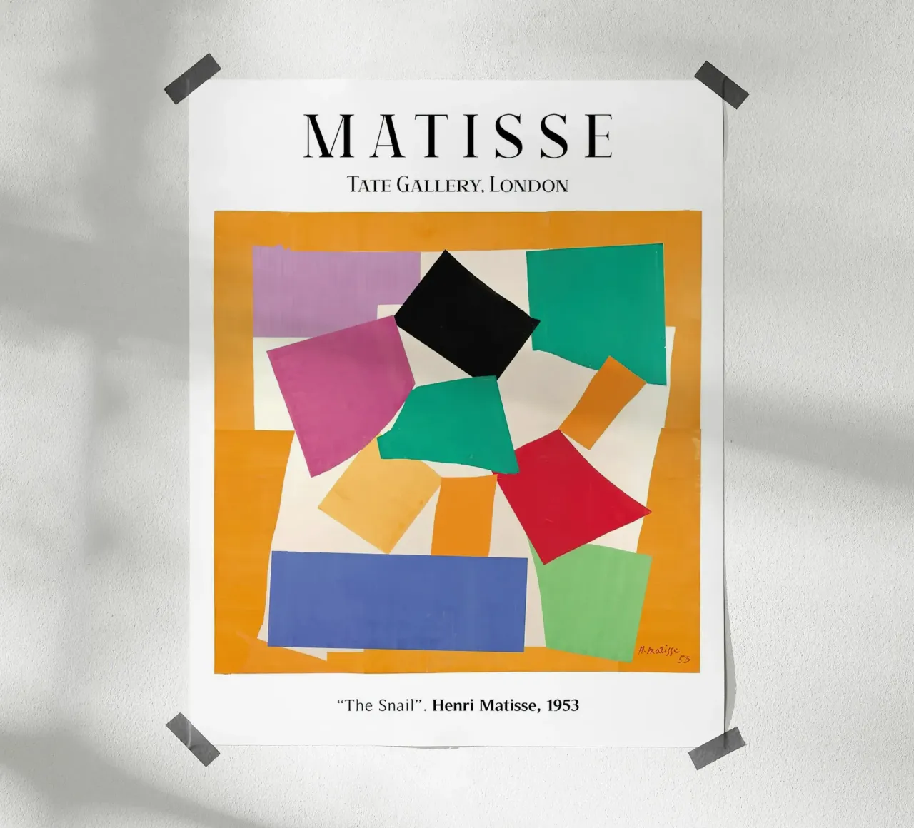 Matisse La lumaca 1953 carta hahnemühle da MinaHome