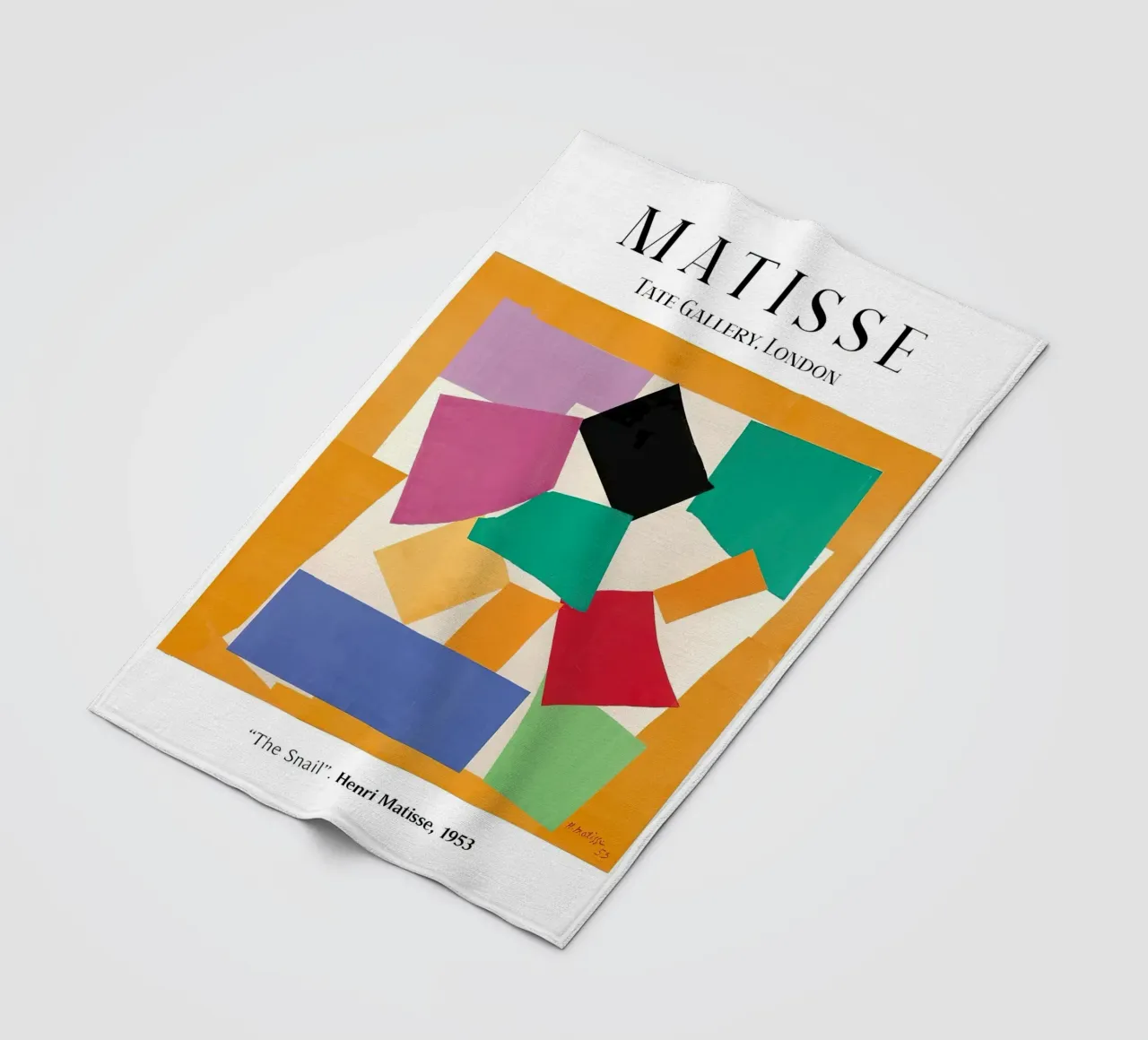Matisse La lumaca 1953 coperta in pile da MinaHome