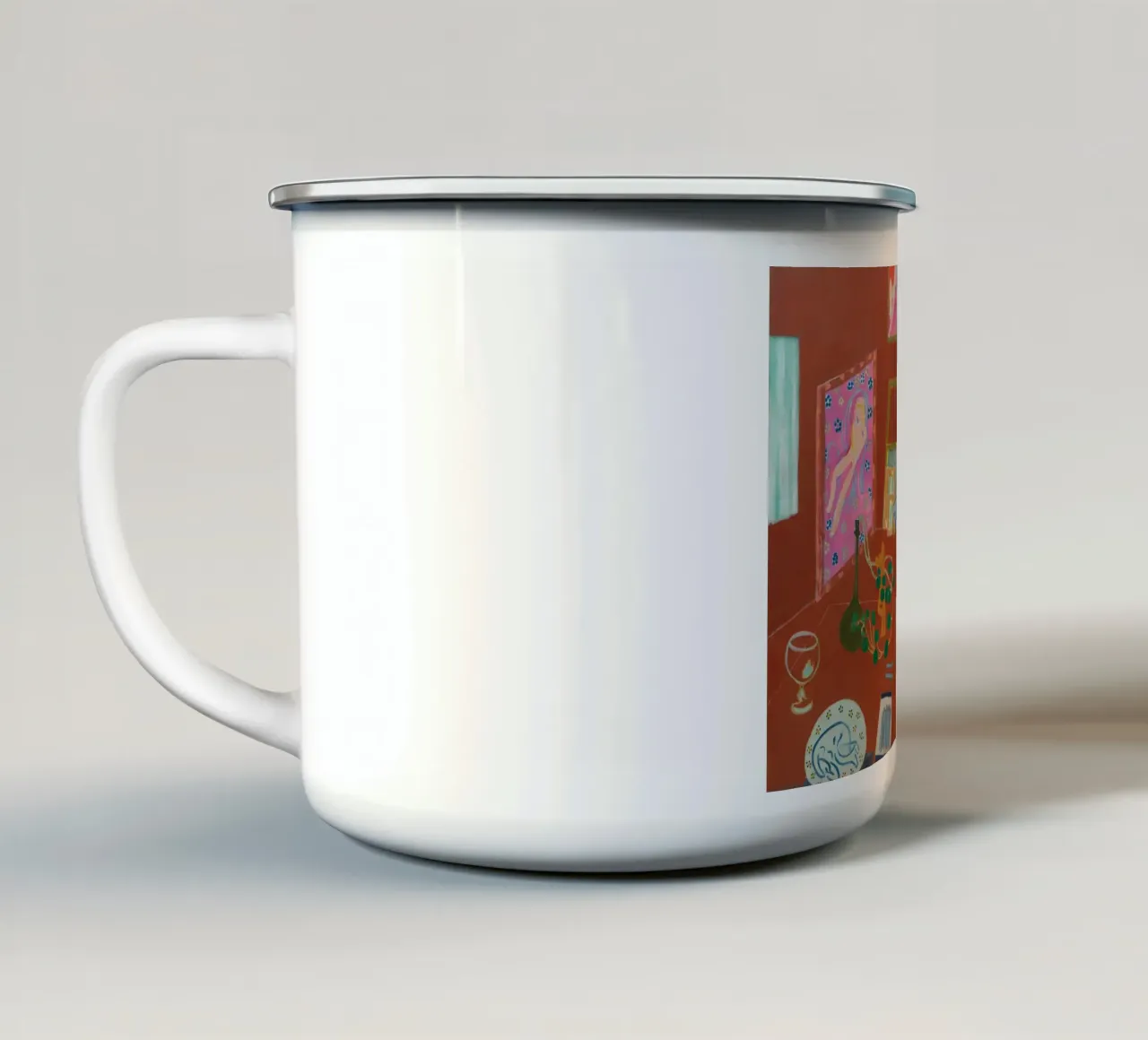 Matisse Lo studio rosso, 1911 tazza in smalto da MinaHome