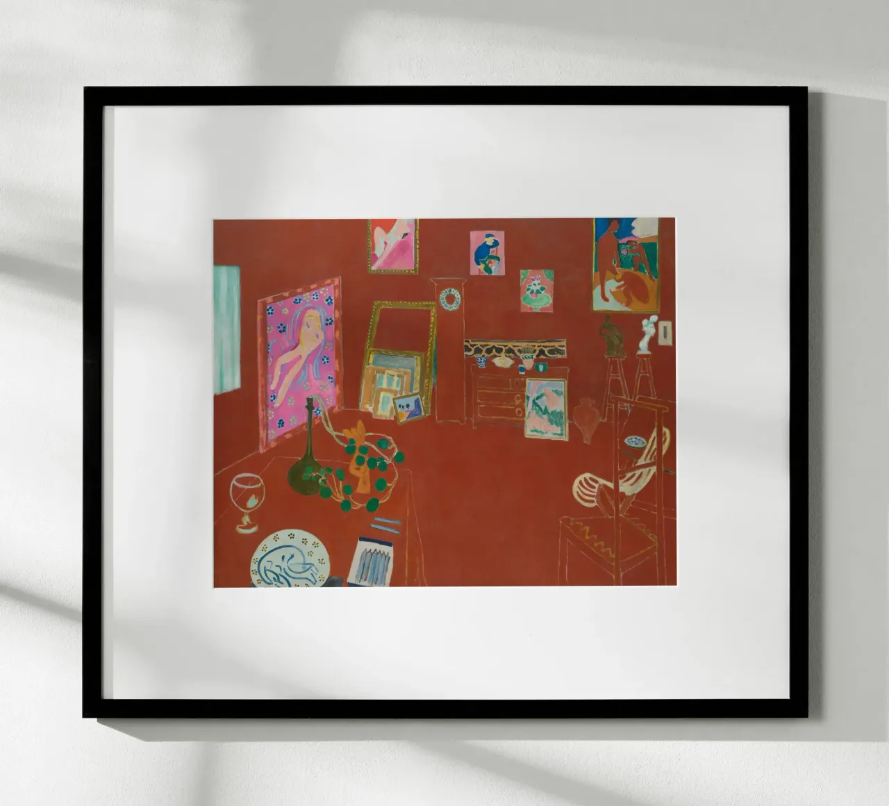 Matisse Lo studio rosso, 1911 carta hahnemühle da MinaHome