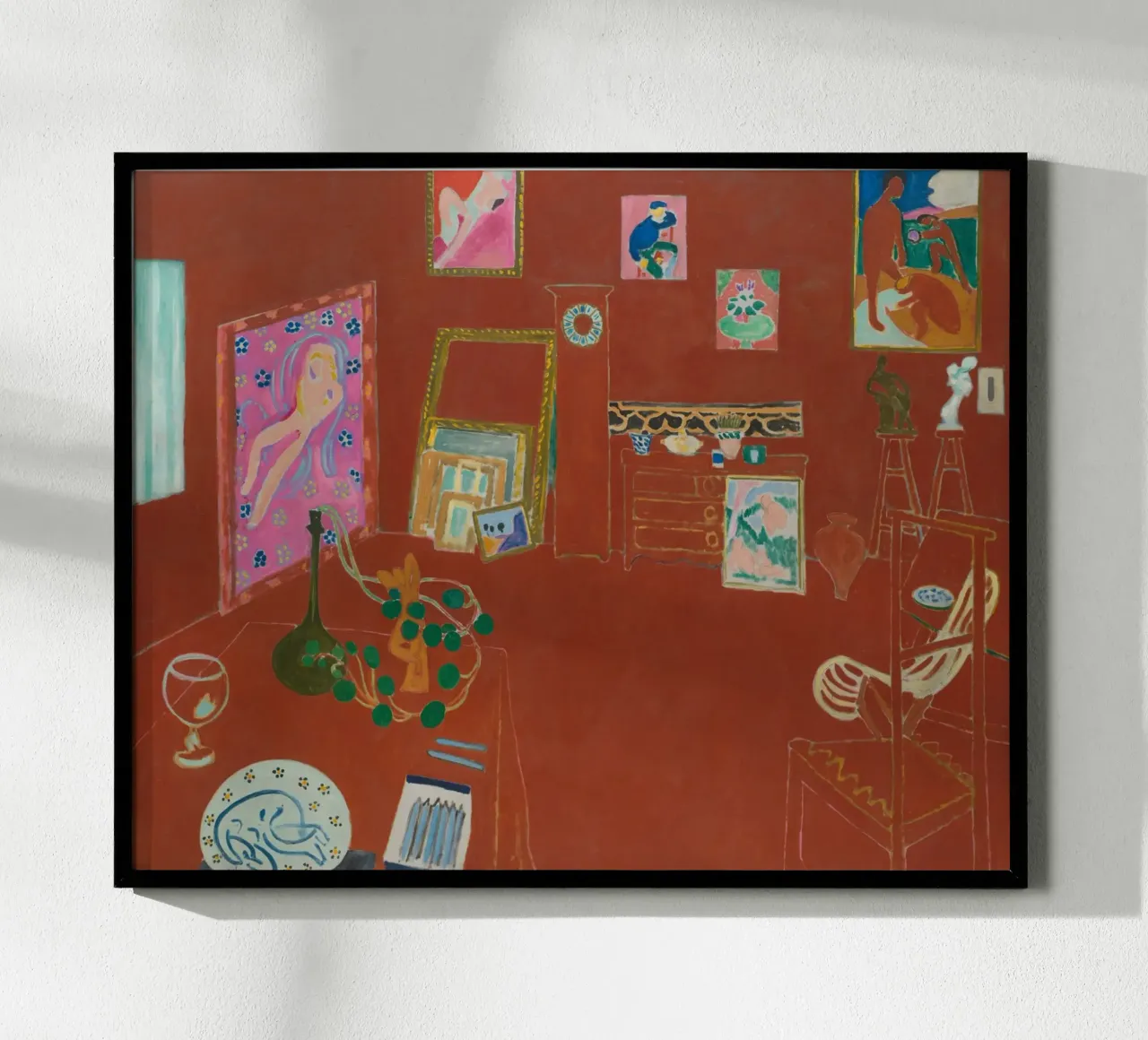 Matisse Lo studio rosso, 1911 carta hahnemühle da MinaHome