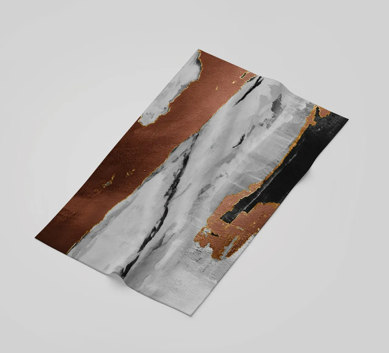 Metallic and earthy tones telo mare da ramosashop