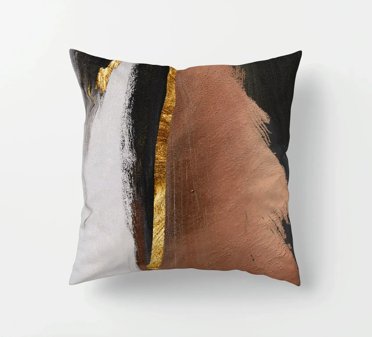 abstract art red and black cuscino da ramosashop