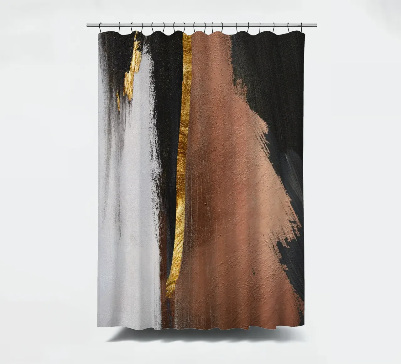 abstract art red and black tenda da doccia da ramosashop