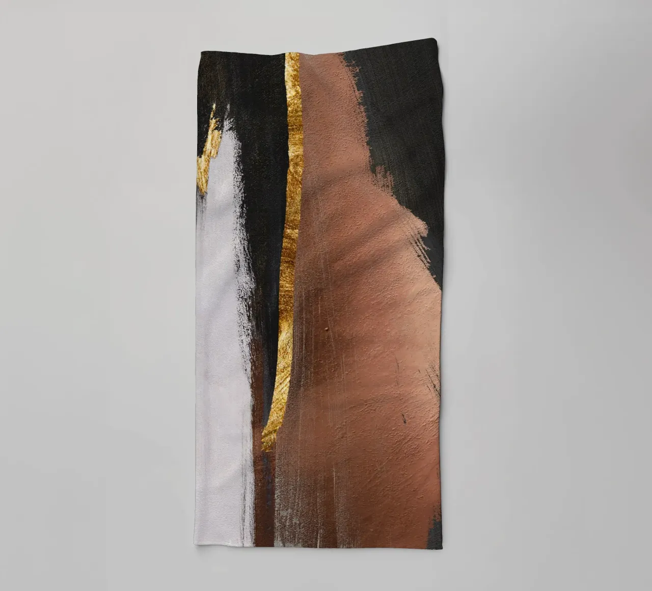 abstract art red and black asciugamano da bagno da ramosashop