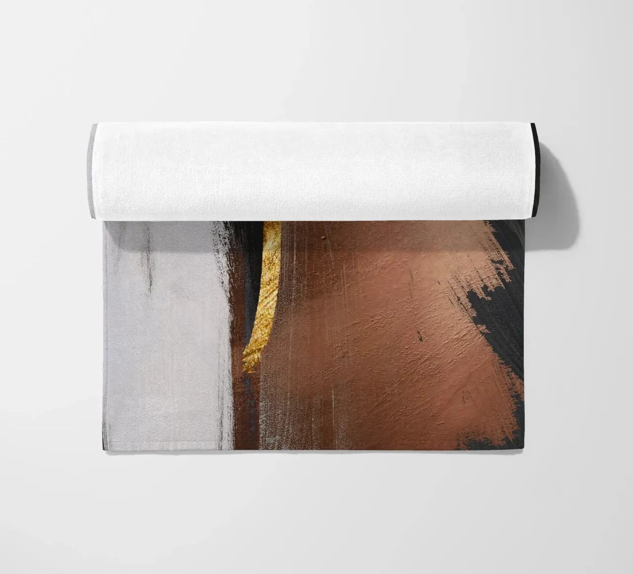 abstract art red and black telo mare da ramosashop