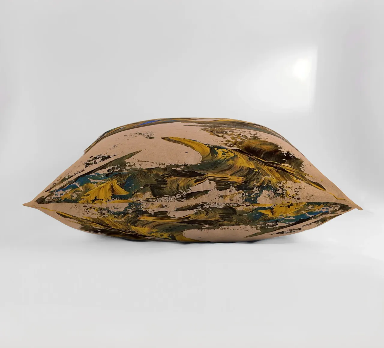 MESSAGE FROM THE HEART 24 cuscino da Thierry Vobmann Abstract painting