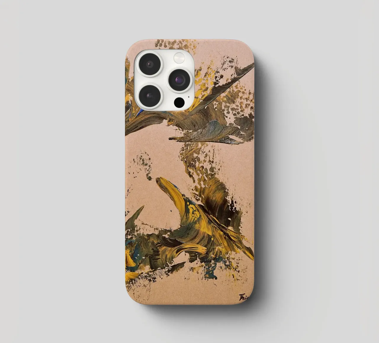 MESSAGE FROM THE HEART 24 cover iphone da Thierry Vobmann Abstract painting