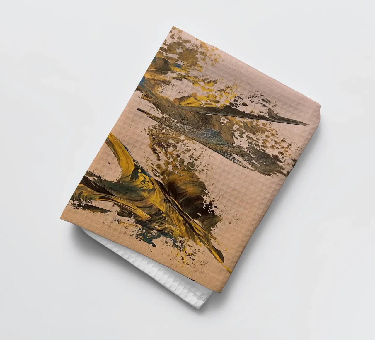 MESSAGE FROM THE HEART 24 canovaccio da cucina da Thierry Vobmann Abstract painting