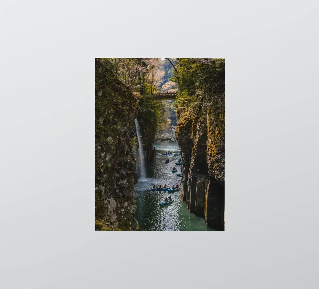 Takachiho Gorge - Kyushu, Japan sticker by Marcel Bisig