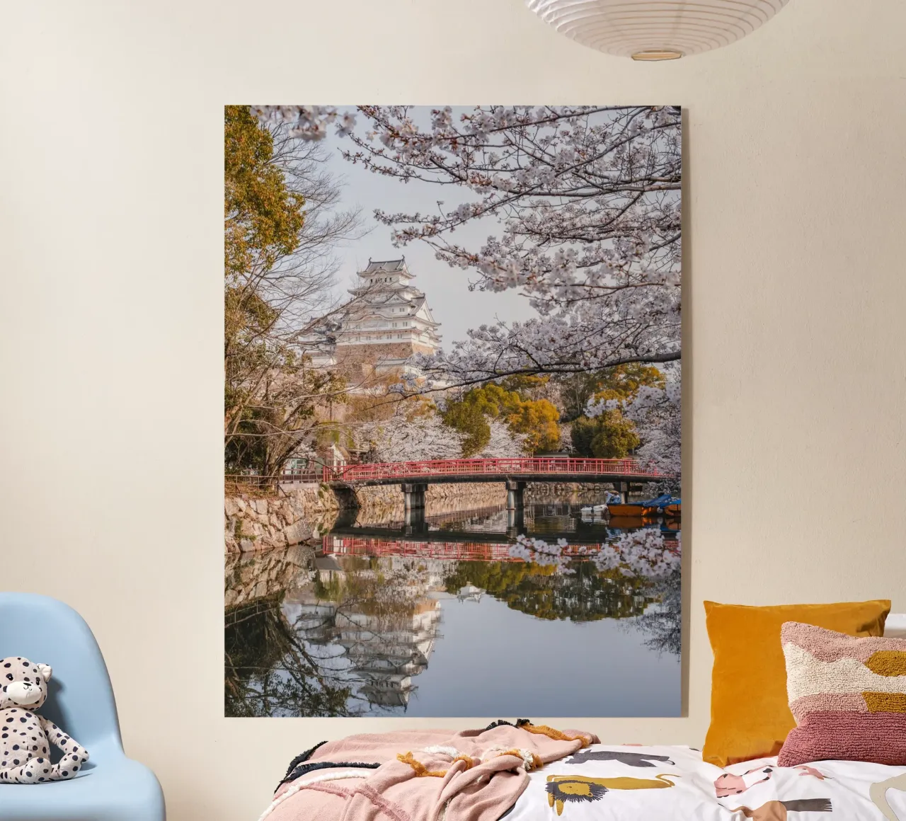 Himeji Castle Cherry Blossoms, Japan acrylic glass by Marcel Bisig