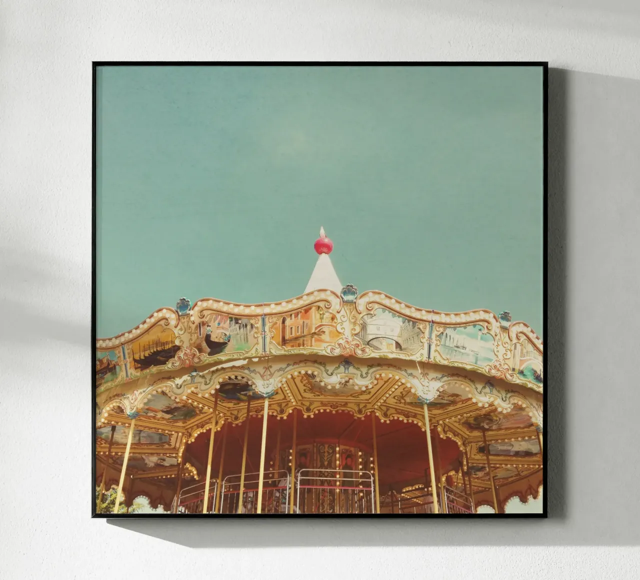 Carousel Lights Acryl-Glas von Cassia Beck Photography