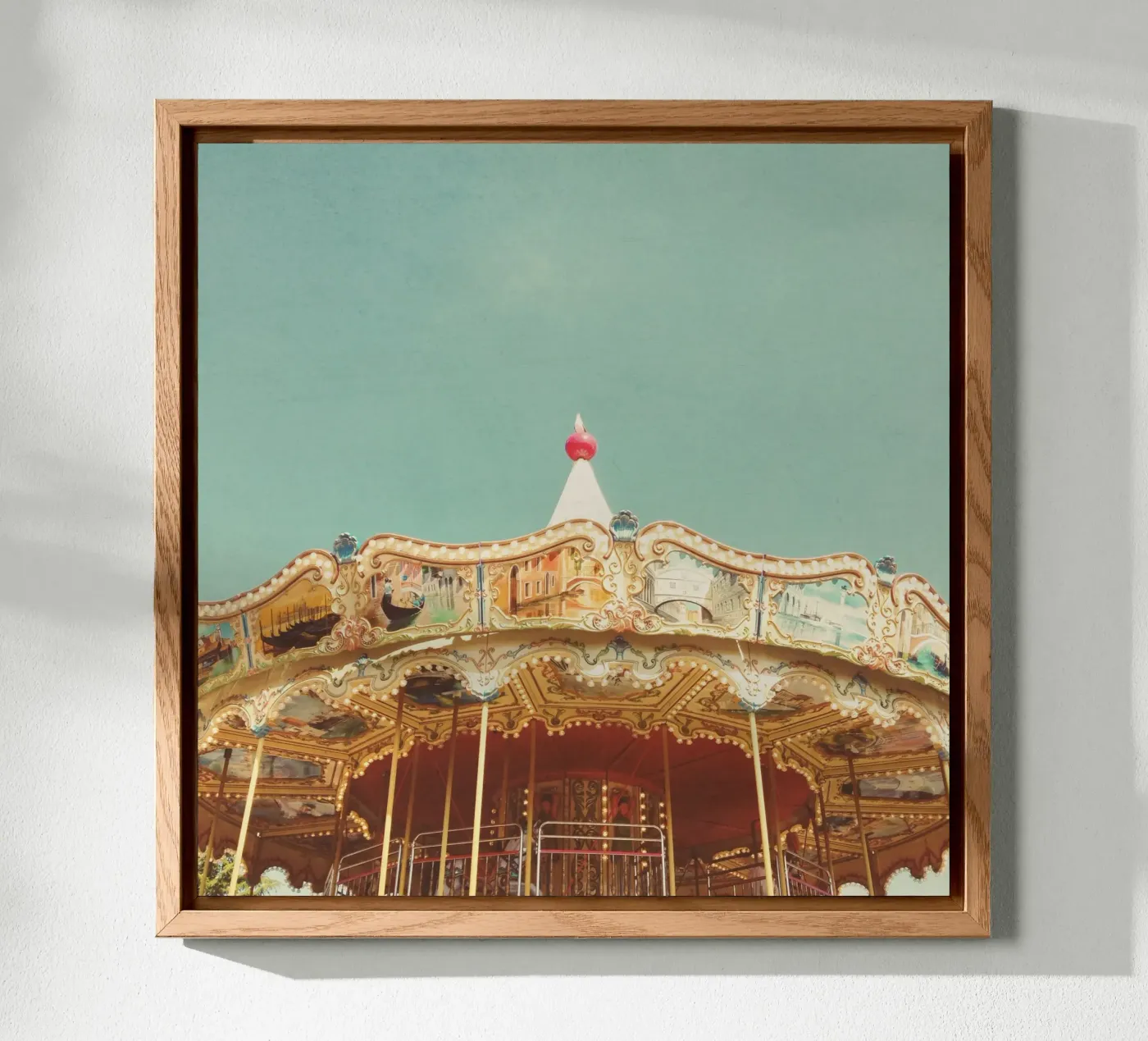 Carousel Lights forex plate by Cassia Beck Photography