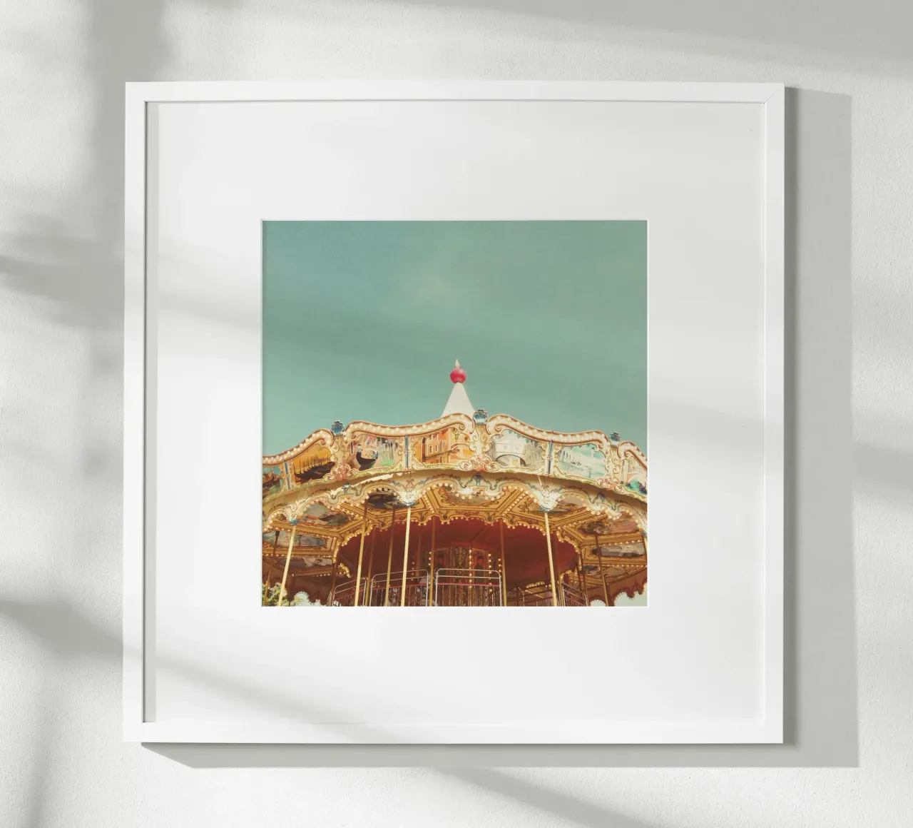 Carousel Lights poster by Cassia Beck Photography