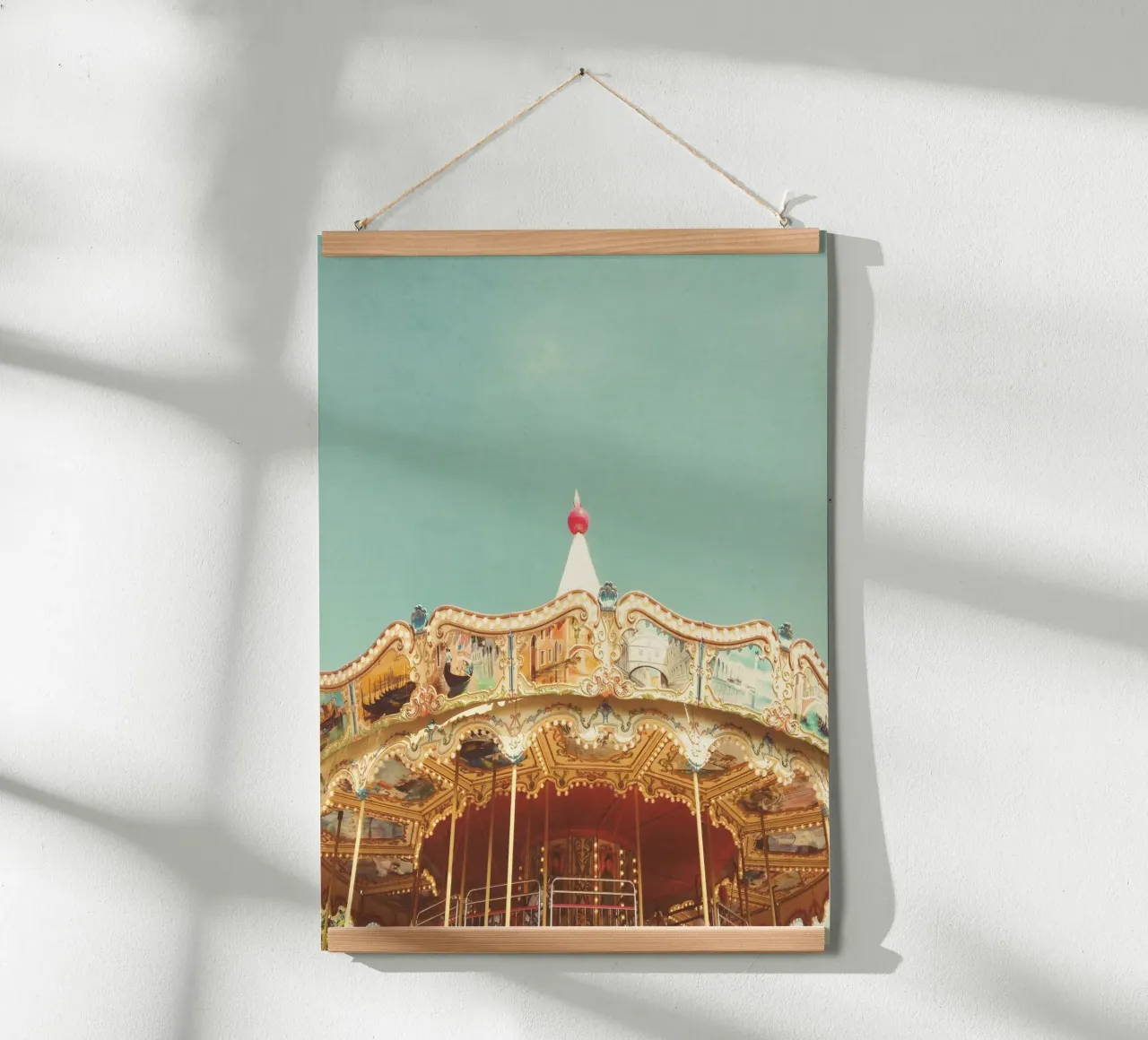 Carousel Lights poster by Cassia Beck Photography