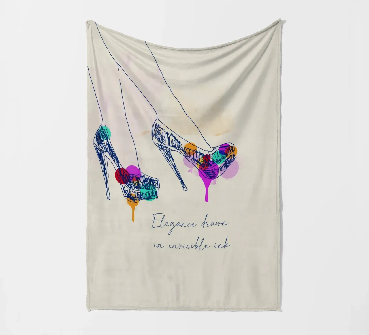 Sketch of Style coperta in pile da Indigo Rain