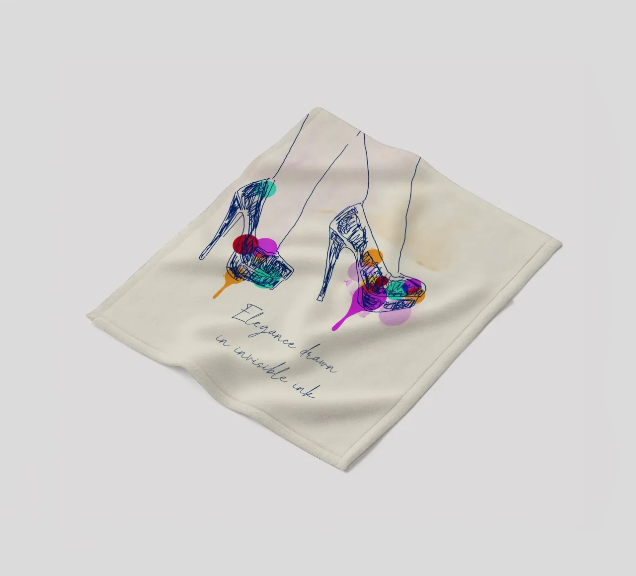 Sketch of Style coperta in pile da Indigo Rain