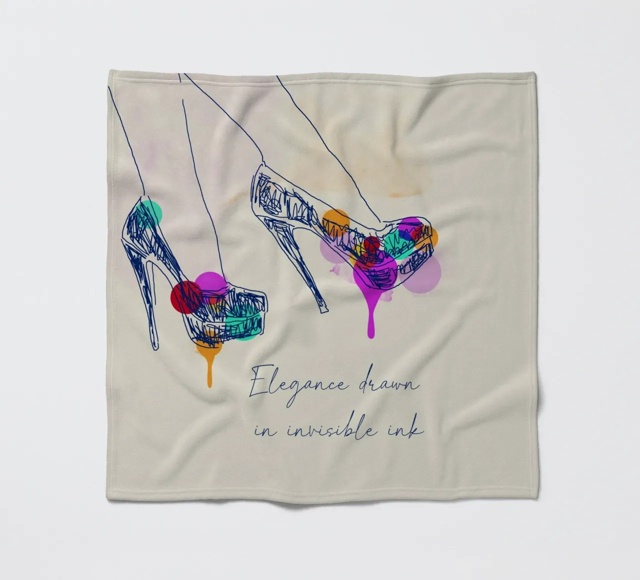 Sketch of Style coperta in pile da Indigo Rain